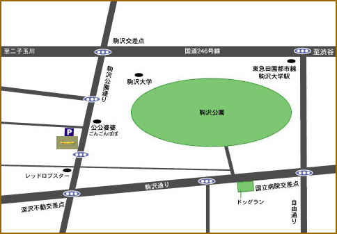 map komazawa